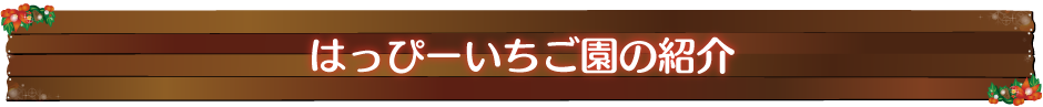 はっぴーいちご園の紹介
